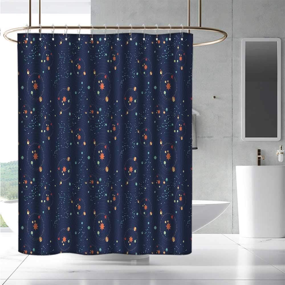 Amazon Com Timbeve Shower Curtain Liner Resistant Astrology Solar