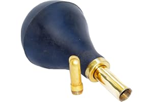 DEURA Brand Spare Replacement Rubber Bulb Vintage Antique Brass Car Truck Taxi Horn with Brass Reed
