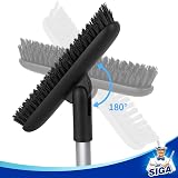 MR.SIGA Grout Scrub Brush Long Handle Shower Floor Tile Cleaner Stiff Bristles view 5