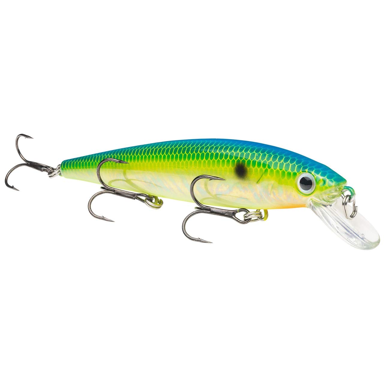 Strike King Lures, KVD Jerkbaits, 4 3/4" Length, 1/2 oz, #4 Hook Size, Pro Citrus Shad, Package of 1