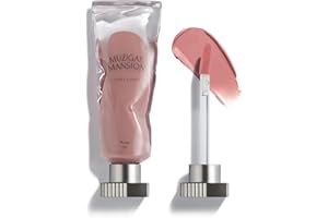 MUZIGAE MANSION Objet Liquid Lip Stain (Unique Paint Tube Design) – Velvet Matte Tint, Long-Lasting Waterproof Lipstick, Hydrating Korean Makeup, Red & Rose Gloss, K-Beauty (11 POISE, 0.2 Fl oz)
