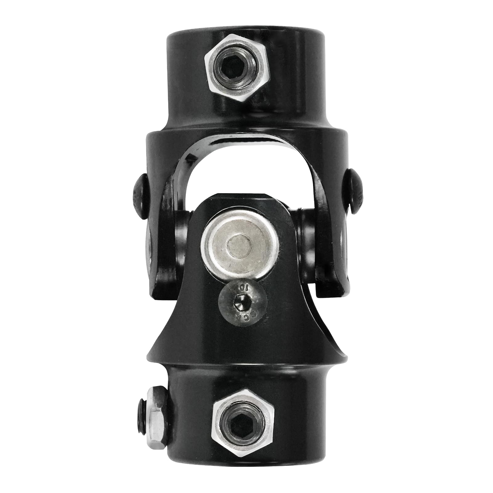 Photo 1 of 5/8"- 36 Spline x 3/4" DD U Joint Universal Steering Shaft U Joint Coupler Max Angle 35 Degree (3-1/4") 83mm Black