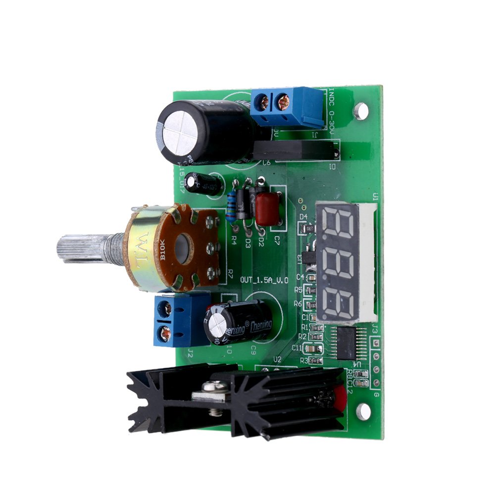 FTVOGUE Regolatore di tensione Trasformatore DC 12V a 5V 3A Caricabatterie maschio micro USB