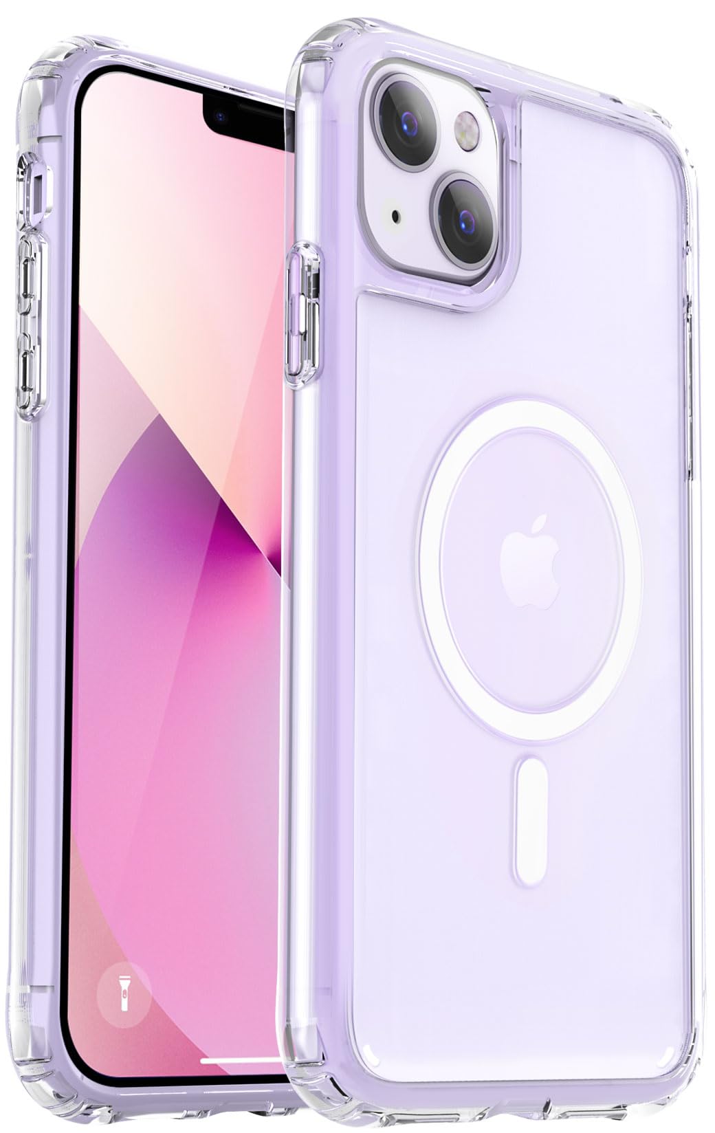 Photo 1 of RQQ Strong Magnetic for iPhone 14 Case/iPhone 13 Case, [Compatible with Magsafe] [10FT Military Grade Protection] [Anti Yellowing] Slim Shockproof Phone Case for iPhone 13/14 6.1 inch, Clear