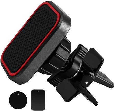 Amazon Qicha 車載ホルダー スマホスタンド マグネット式 磁石 車 エアコン吹き出し口用 360度回転可 着脱簡単 全機種対応 携帯電話ホルダー 車 バイク