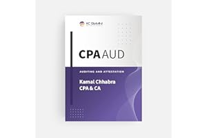 US CPA AUD 2025: Auditing & Attestation Study Book by US CPA & CA Kamal Chhabra | Based on Latest AICPA Blueprint