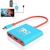 Switch Docking Station for Nintendo,Switch Dock Adapter Compatible Switch OLED/Steam Deck Support 4K60HZ Switch TV Dock Mode with HDMI2.0,Portable Nintendo Switch Docking Station(Not for Switch2)