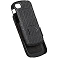 OEM Blackberry Q10 Black Hard Case Shell & Holster Combo with Kickstand Belt Clip