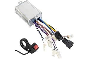 DOINAL Brush DC Controller 48V 1000W Brush Motor Speed Control Brushed Controller with 3 Speed Switch for Scooter Electric Bicycle (48V 1000W)