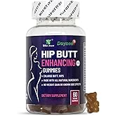 AIHIYO Hip Butt Enhancing Gummies, Mention Buttocks Gummy Supplements, Firm and Lift Butt Without Surgery, 60 Count