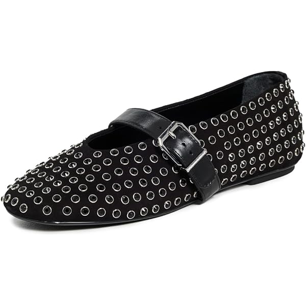 Amazon.com | Ganni Women's Buckle Denim Ballerina Flats Amazon.com | Ganni Women's Buckle Denim Ballerina Flats