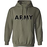 zerogravitee ARMY Hooded Sweatshirt in Military Green
