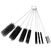 Dxg 8.2 Inch Nylon Tube Brush Set Cleaning Brush Set for Drinking Straws, Glasses, Keyboards, Jewelry Cleaning, Set of 10