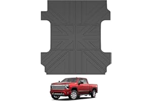 JTYZSM Truck Bed Mat for 2020-2024 Chevy Silverado/GMC Sierra 2500 3500 HD 6.8FT All Weather Bed Liner for 20-24 Chevrolet Si