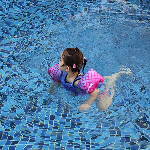 Swimming Float Vest Kids Swim Training Jacket Toddler learn-To-Swim Boys Girls
