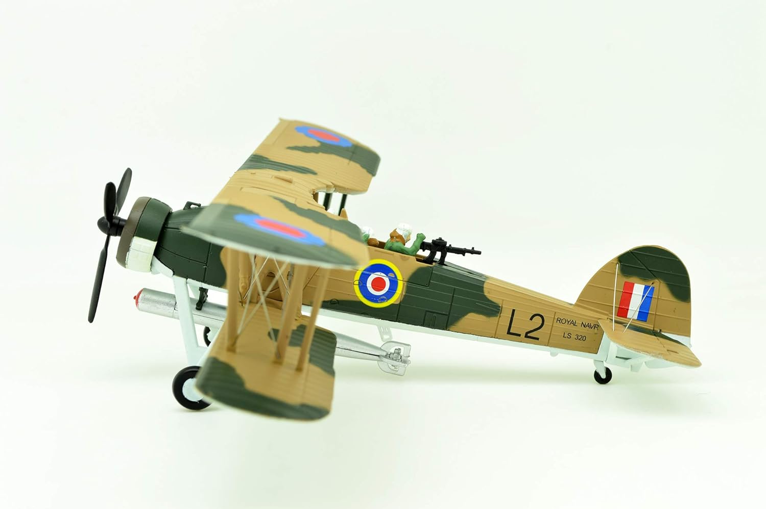 172 Fairey Swordfish Biplane Torpedo Bomber Metal Airplane Model,Royal