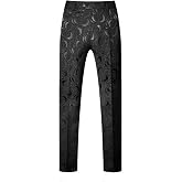MOGU Floral Dress Pants for Men