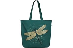 Ecoright Aesthetic Canvas Tote Bag for Women Large Zipper Bags with Pocket, Work, Beach, Yoga, Gifts,womens tote bag