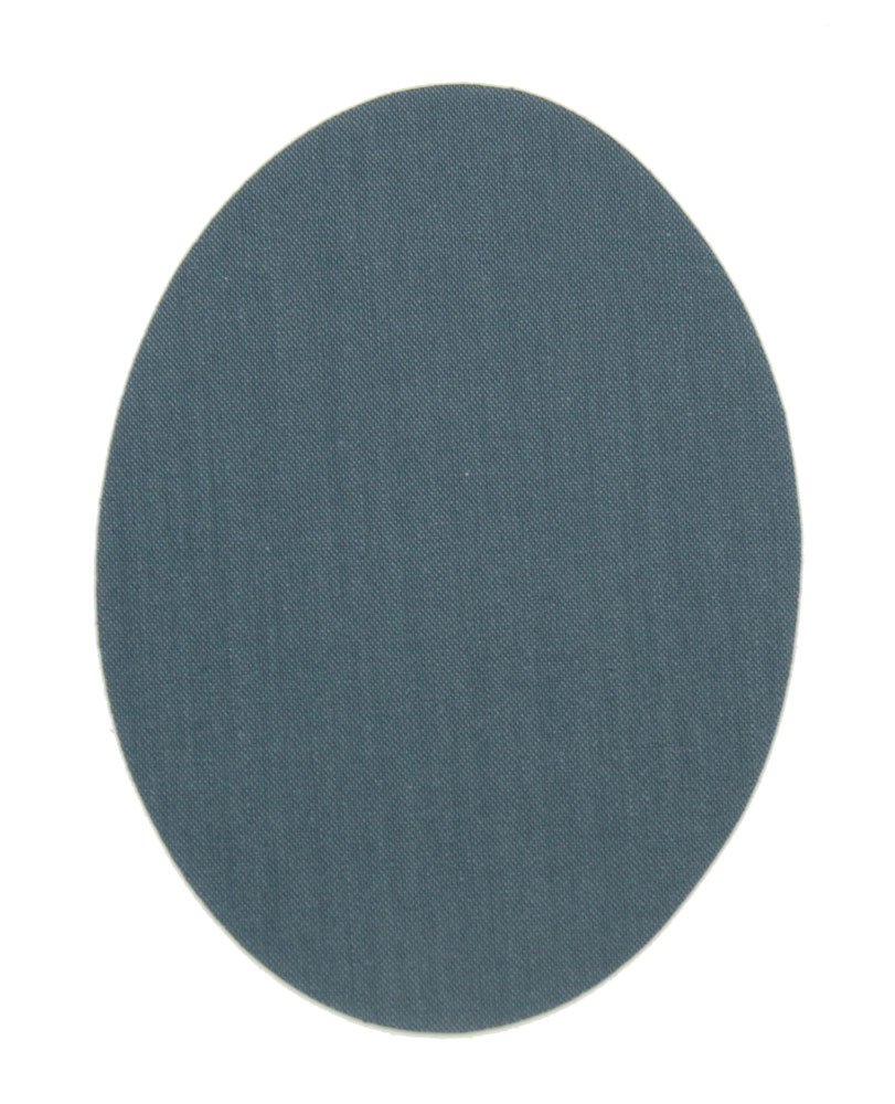 6 Medium Grey thermoadhesive Children's Knee Pads. Elbow Pads to Protect Your Clothes and Repair Pants, Jackets, Sweaters, Shirts. 10,5 x 8 cm. Ref. 10. Medium Grey