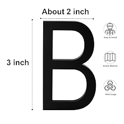 3 Inch Adhesive House Letters and Numbers for