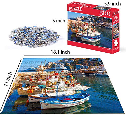 CETECK 500 Piece Large Jigsaw Puzzle for Adults Kids - 500 pc Dream Landscape Jigsaw Puzzle Game Interesting Toys - Hand Made Puzzles Personalized Gift(BKCN-20)