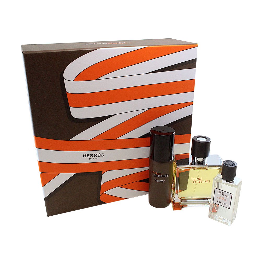 Hermes Terre D' Hermes 3 Piece Gift Set for Men Beauty