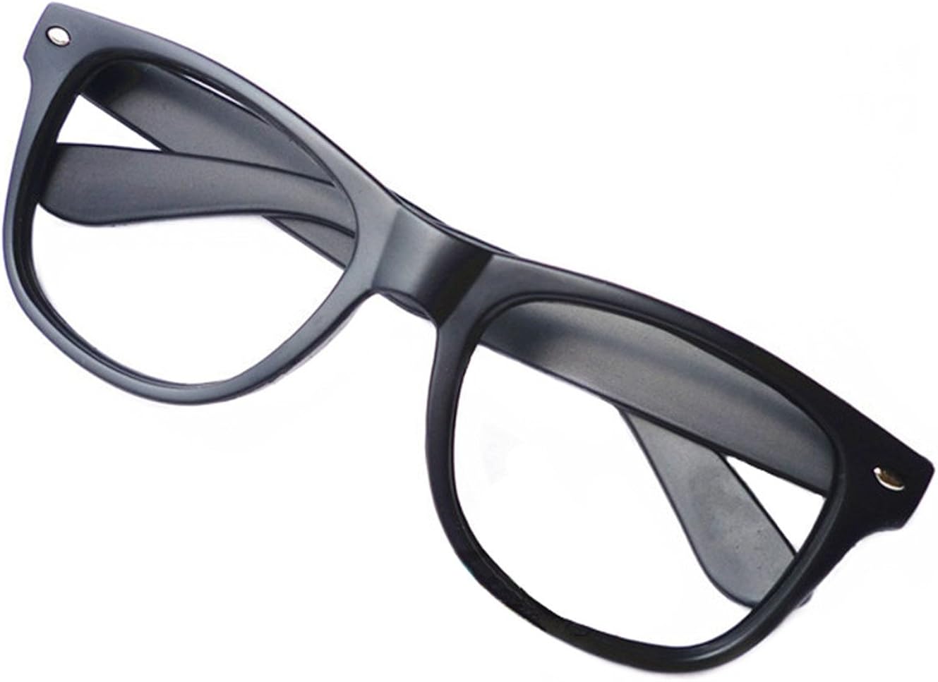 FancyG Classic Retro Fashion Style Glasses Frame Eyewear NO LENS - Matte Black: Clothing