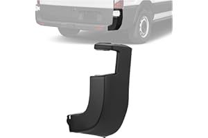 HECASA Rear Bumper End Cap Cover Compatible with 2015-2019 Ford Transit 150 250 350 350HD Replacement for CK4Z-17F774-DC FO1105137 Right Passenger Side Rear Bumper Corner Cover