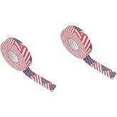 BESPORTBLE Hockey Racket Tape 2 Pack Cloth Hockey Stick Tape Waterproof Anti-Slip Grip for Ice Sweat-Absorbing Protective Wrap for Handle Control and Shock Absorption