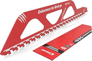 EZARC Demolition Masonry Reciprocating Saw Blade, Carbide Blades for Cutting Aerated Concrete and Hollow Brick 12-Inch, 1 Pac