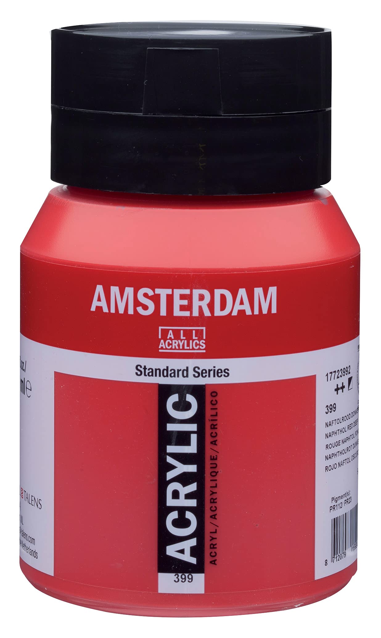 Amsterdam Standard Series Acrylic Jar 500 ml Naphthol Red Deep 399 (17723992)
