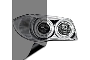 VViViD Extra-Wide Headlight Taillight Vinyl Tint Wrap Roll (Light Smoke 16" x 48" 2-Roll Pack)