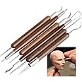 COMIART CREATE COLOR LIFE 6Pcs Carving Clay Sculpting Hand Chisel Modeling Making Woodworking Process Tool