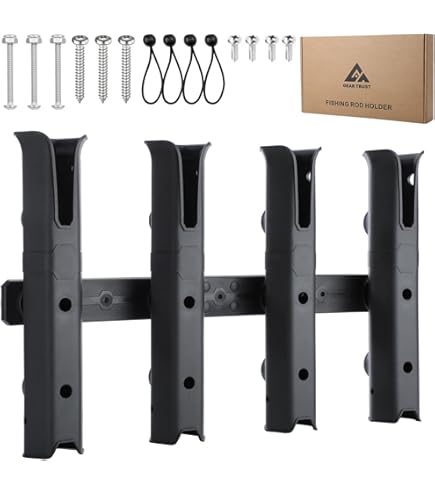 fishing rod tube holder HiUmi Wall Mounted Holders Tubes Links Fishing Rod Rack Rests (1-Pole-Black) : Sports & Outdoors Abu Garcia Red Max purple fishing line RODS AND ROD TUBES Size:7.5:1 (Left Hand Retrieve)