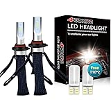 LED Headlight Bulbs Conversion Kit - 4WDKING 9005 HB3 Fanless Copper Braid Heat Dissipation Super Bright High Beam Fog Light 