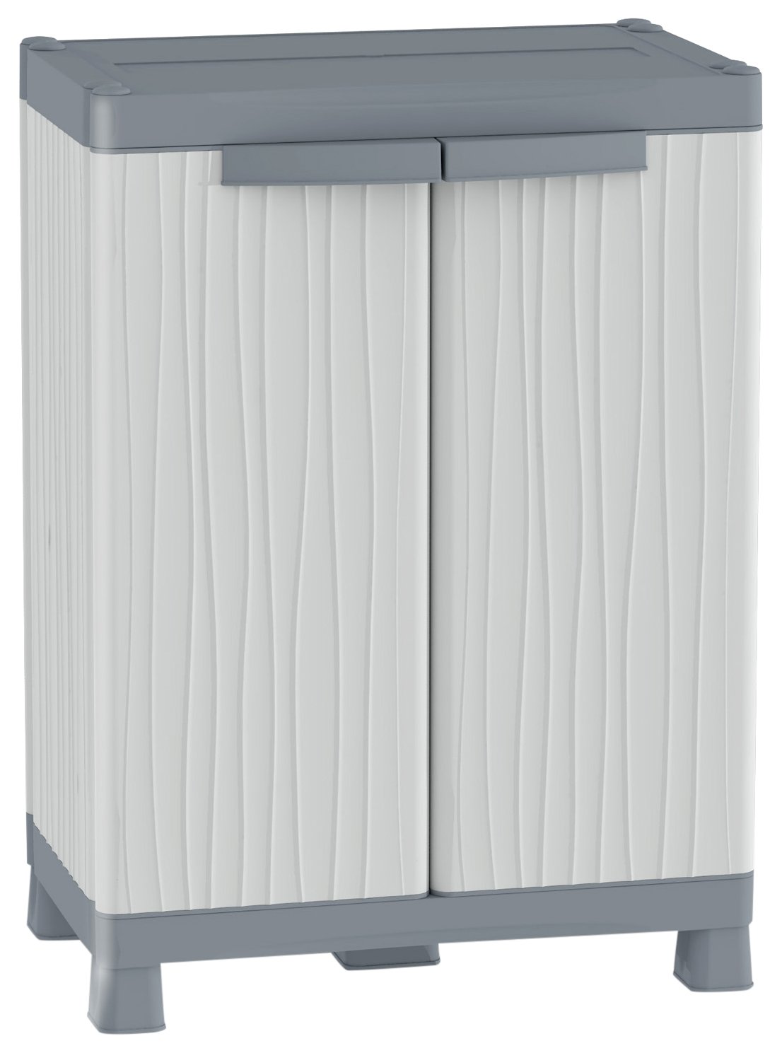 Terry, Base 700 UW, 2 Door Cabinet, 2 Internal Shelves and 2 Buckets - 43.8x70x97.6 cm