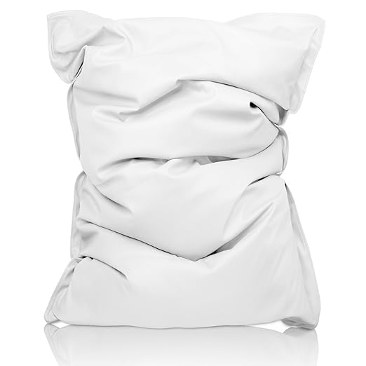 title=Lumaland Poltrona Sacco XXL Luxury in Ecopelle Riempimento 380 litri 140 x 180