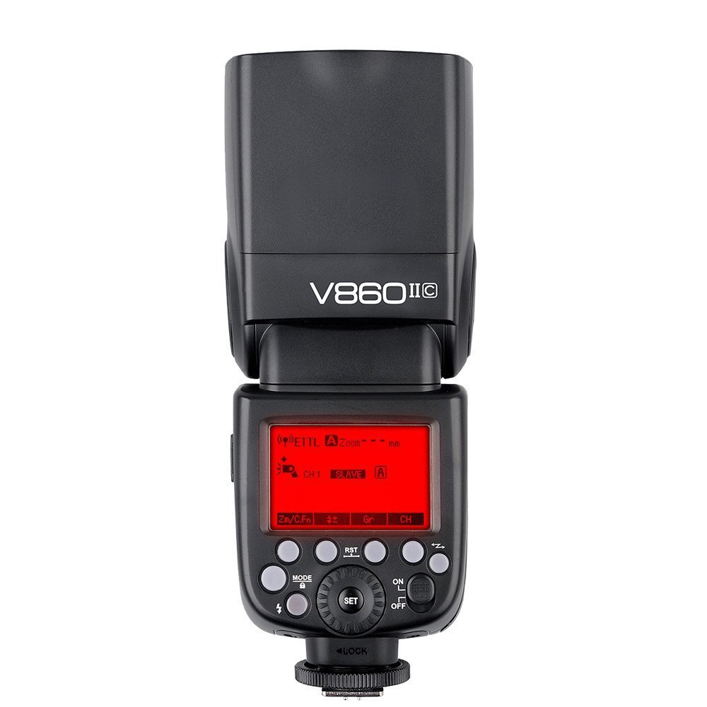 Godox V860II-C V860IIC TTL Flash for Canon, GN60, HSS 1/8000s, 2.4G Wireless Speedlite, Li-ion Battery (650 Shots), External On-Camera Flash with Diffuser Kit
