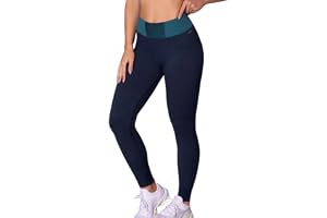 Calça Legging Academia Zero Transparências Sem Costura Cós Alto Microfibra Feminina Selene