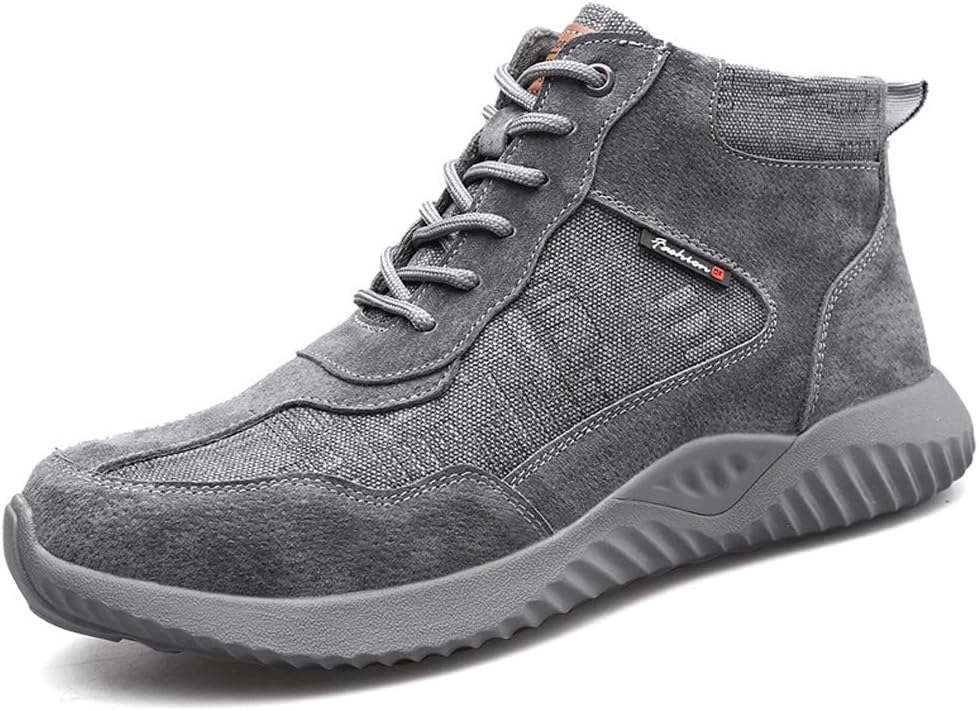 Safety Work Shoes, Steel Toe Indestructible Anti-Slip Sneakers, Safety Boots for Industrial & Construction, Lightweight Breathable Trainers