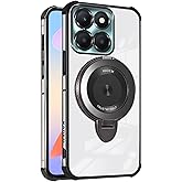 MRRSIWEI Clear Case for Xiaomi 14T Pro, Military Grade Protection Slim Phone Cases Shockproof Flexible TPU Transparent Anti-Scratch Cover for Xiaomi 14T Pro.Bumper Black