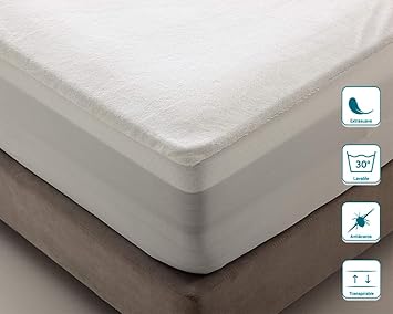 Don Descanso Protector de Colchón 135x190/200cm, Impermeable ...