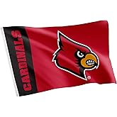 Desert Cactus University of Louisville Flag Cardinals U of L Cards Banners 100% Polyester Indoor Outdoor 3x5 feet Flags (Team Name)