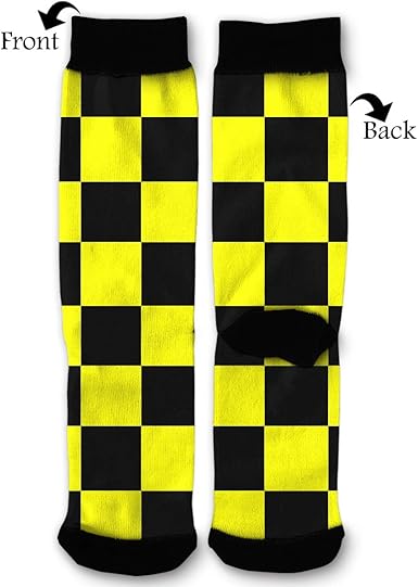 black and yellow checkerboard