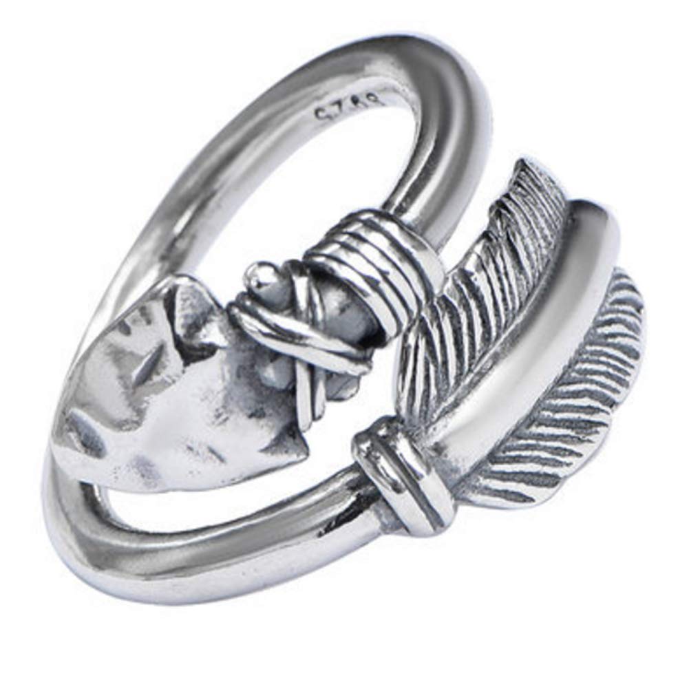 Helen de Lete Original Hunger Game Vintage Arrow 925 Sterling Silver Adjustable Ring