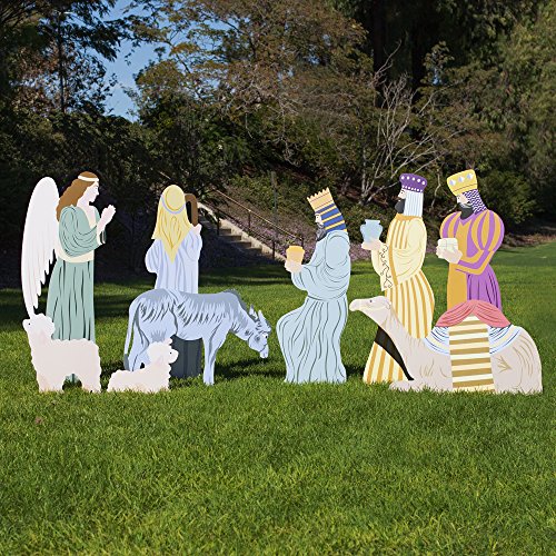Outdoor Nativity Store Complete Outdoor Nativity Set (Large, Color) - Thumbnail 2