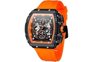 MF MINI FOCUS Watch Wristwatch Fashion Hollow Big Dial Luminous Waterproof Sport Analog Quartz Business Mens Watches Silicon Strap Dress Watch