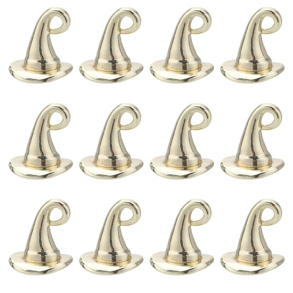 SUNNYCLUE 40pcs Witch & Wizard Hat Charms - Bulk 3D Halloween & Christmas Hats for Jewellery Making, DIY Bracelet, Necklace & Earrings — image 1