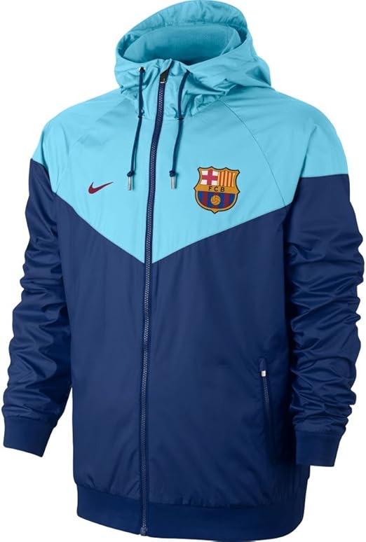Amazon.com: Nike Barcelona Windrunner Jacket 2017/2018 - Sky/Navy - M: Clothing