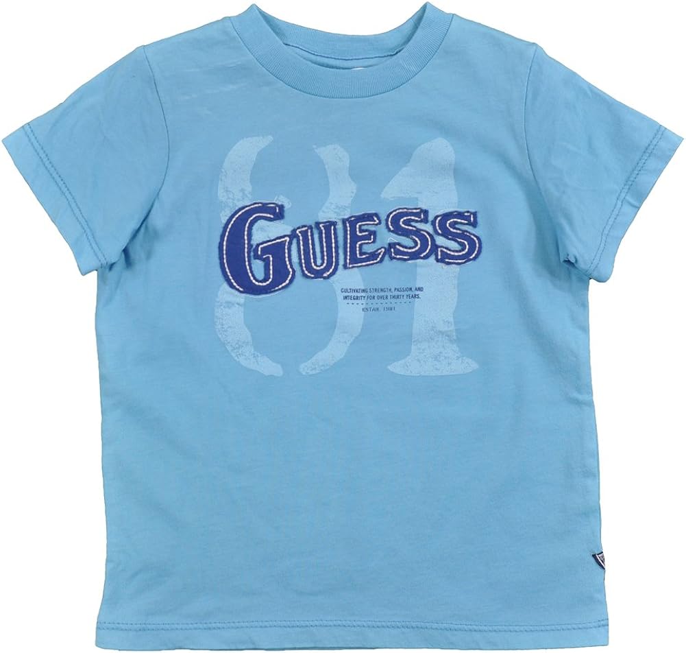 GUESS Baby Boys Turquoise Cultivating Fashion Tshirt (18M